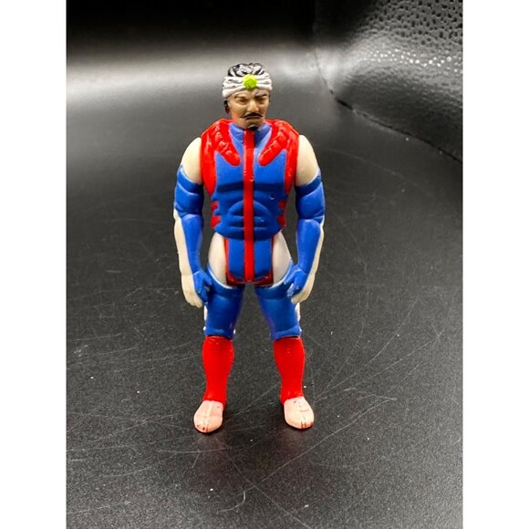 4 M.A.S.K. Action figures Kenner Ali Bombay Miles Mayhem Bruce Sato Alex Sector - Picture 9 of 16